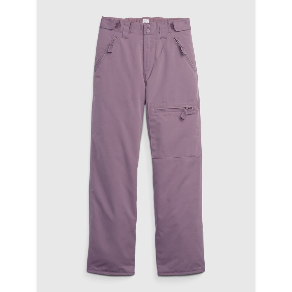 NWT GAP Kids Purple Amethyst Pull On Straight Leg Outdoor Winter Snowpants US 12
